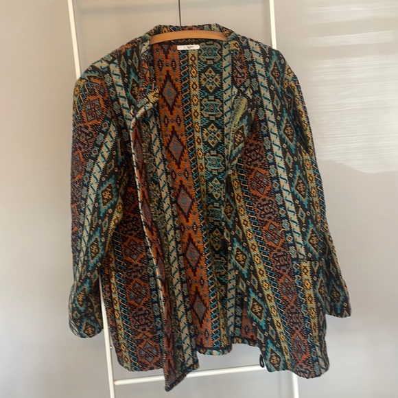 Vintage Emek Jacquard jacket, in beautiful shape, size L - Picture 4 of 6